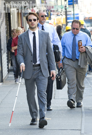 Illustration for article titled New Daredevil Pics Show Off The Superhero's Low Budget Costume